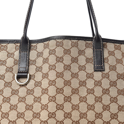 Gucci Monogram Large New Britt Tote Brown 10 of 10