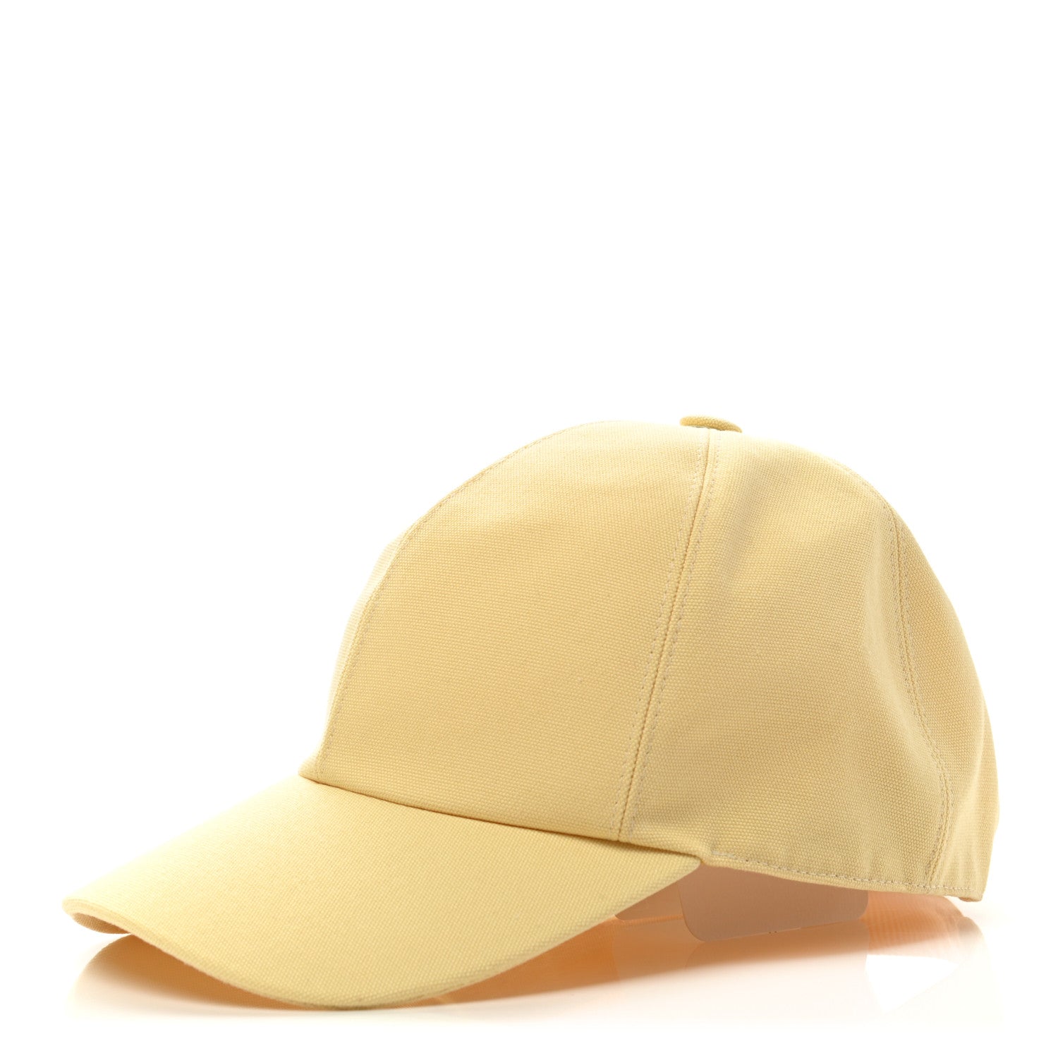 Hermes Cotton Canvas Tess Hat 56 Jaune Sable 1 of 8