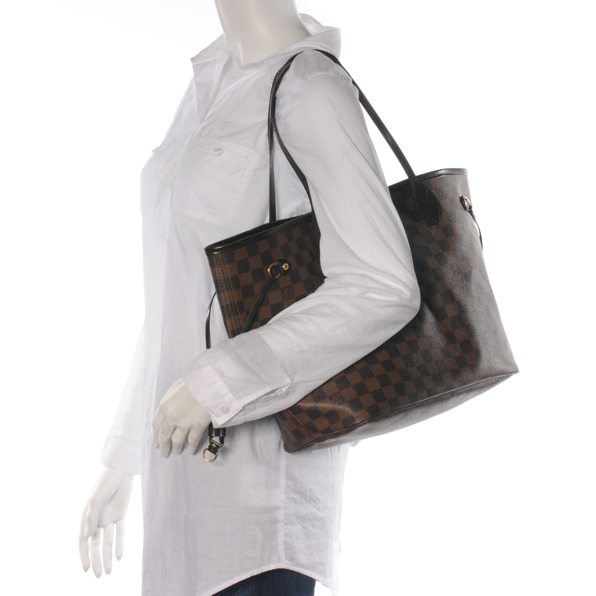Louis Vuitton Damier Ebene Neverfull MM 2 of 7