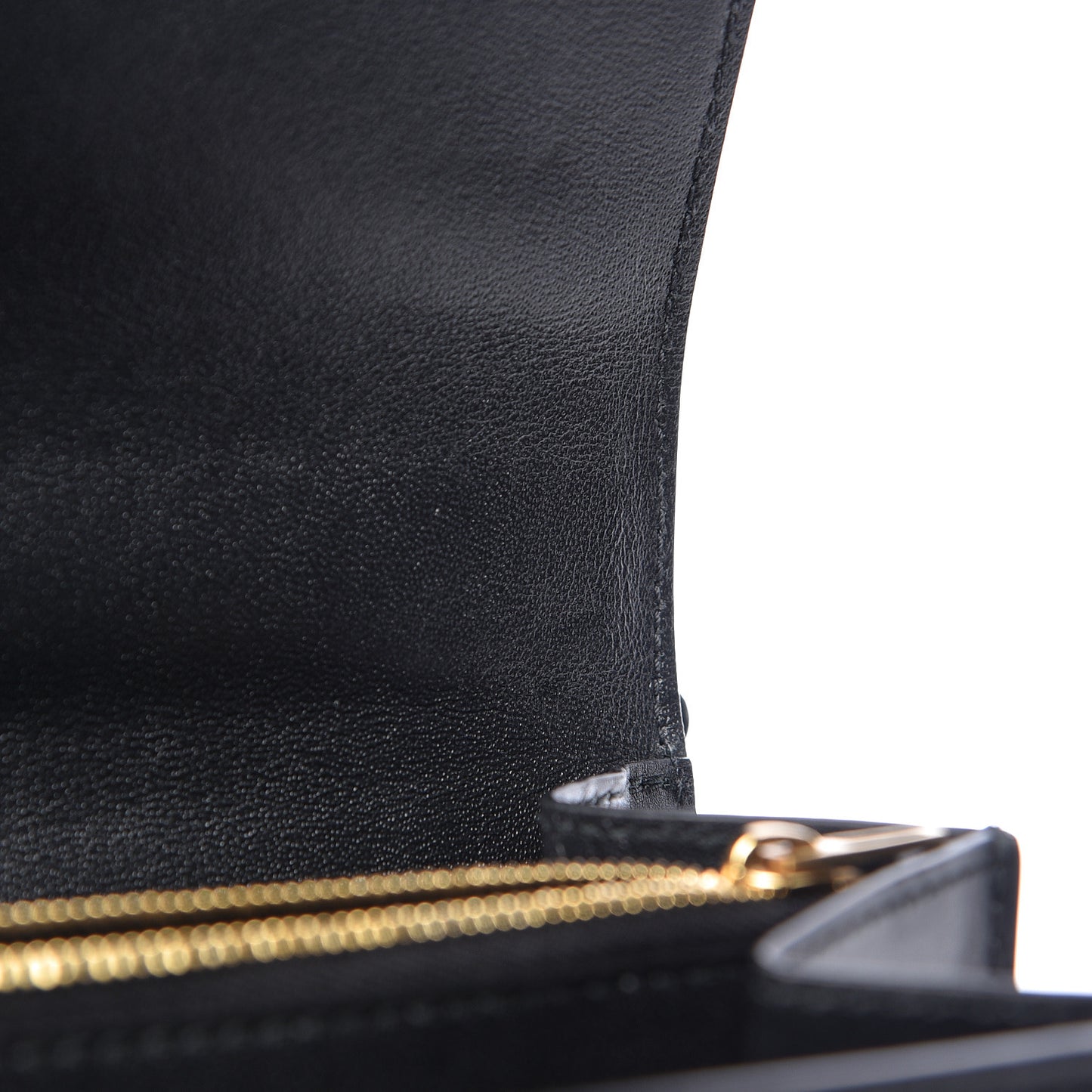 Box Calfskin S Sharp Chain Shoulder Bag Black
