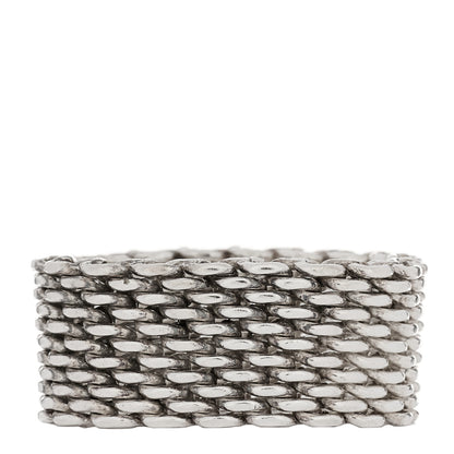 Tiffany Sterling Silver Somerset Mesh Ring 56 7.75 3 of 4