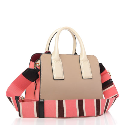 Marc Jacobs Saffiano Color Block Little Big Shot Tote Light Slate 3 of 10
