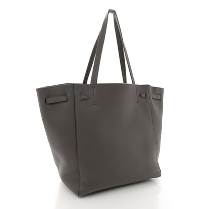 Celine Soft Grained Calfskin Small Belt Cabas Phantom Medium Grey 3 of 15