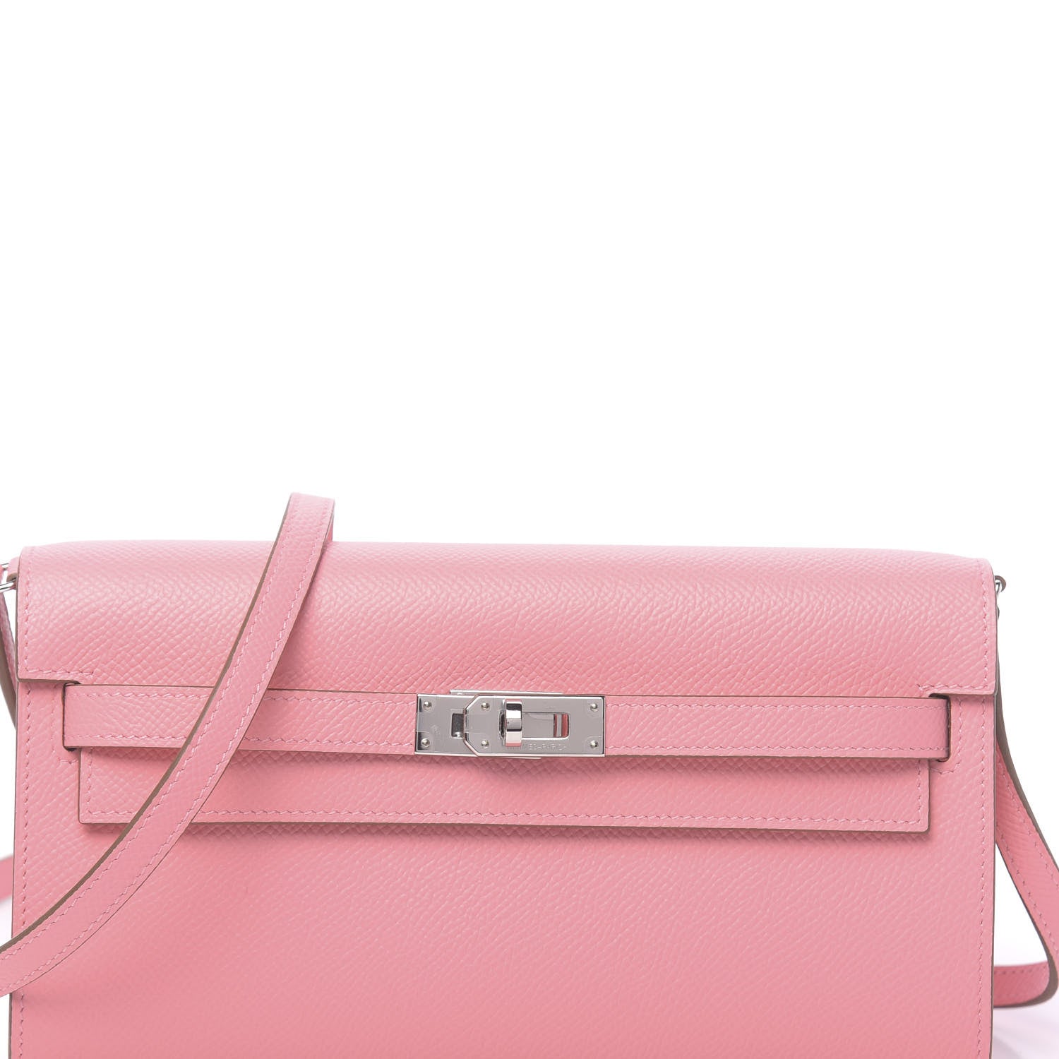 Hermes Epsom Kelly Wallet To Go Rose Confetti 9 of 10