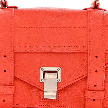 Proenza Schouler Lambskin Tiny PS1 Satchel Orange Pepper 7 of 9