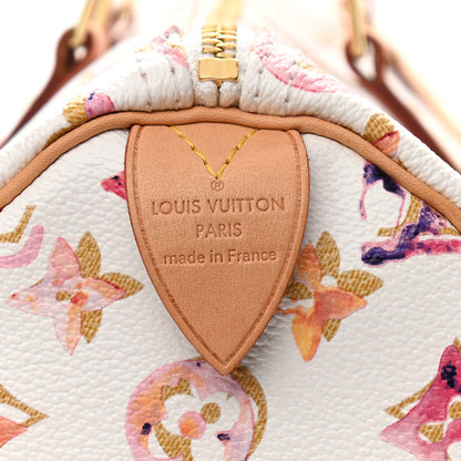 Louis Vuitton Watercolor Aquarelle Speedy 35 White 6 of 9