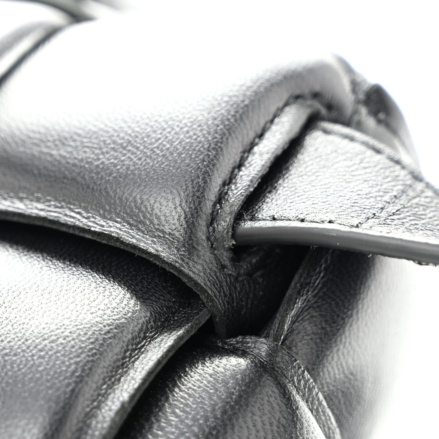 Nappa Maxi Intrecciato Padded The Belt Cassette Bag Black