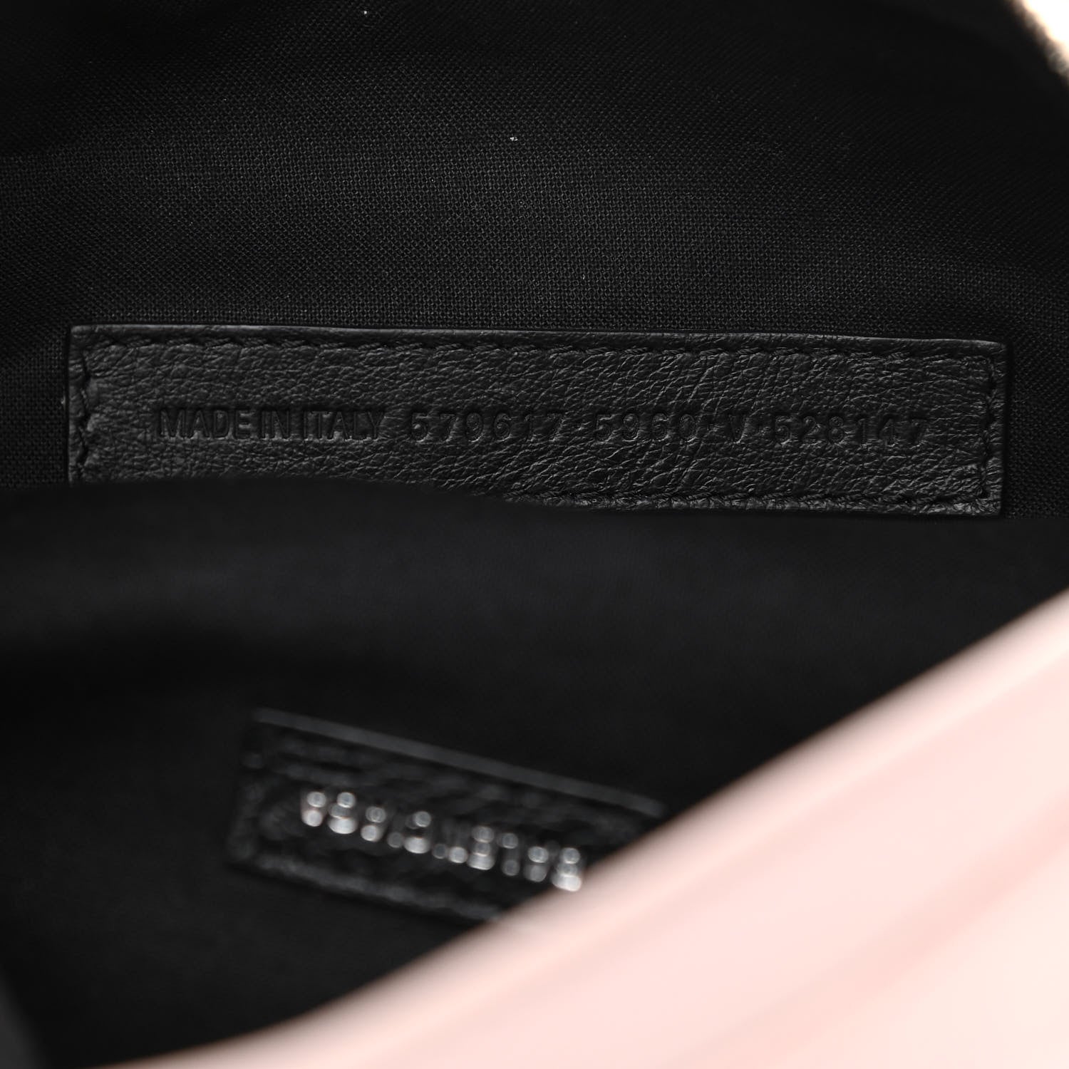 Balenciaga Smooth Double Calfskin Logo Everyday Beltpack XS Light Rose Black 6 of 9