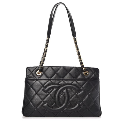 Chanel Caviar Quilted CC Timeless Tote Black 1 of 10