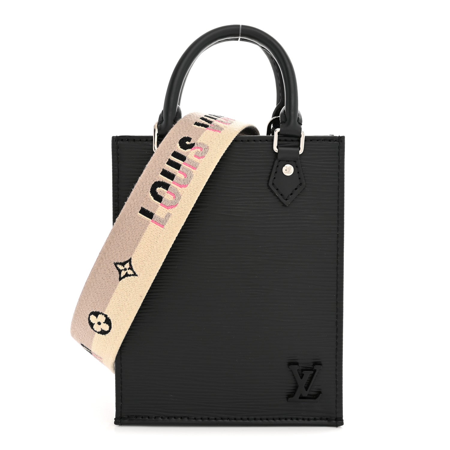 Louis Vuitton Epi Jacquard Petit Sac Plat Black 1 of 11