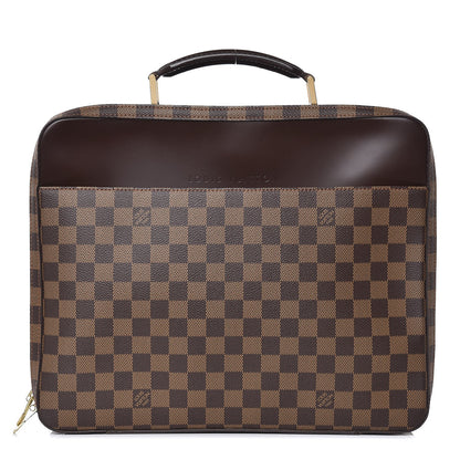 Louis Vuitton Damier Ebene Porte Ordinateur Sabana Computer Case 1 of 14