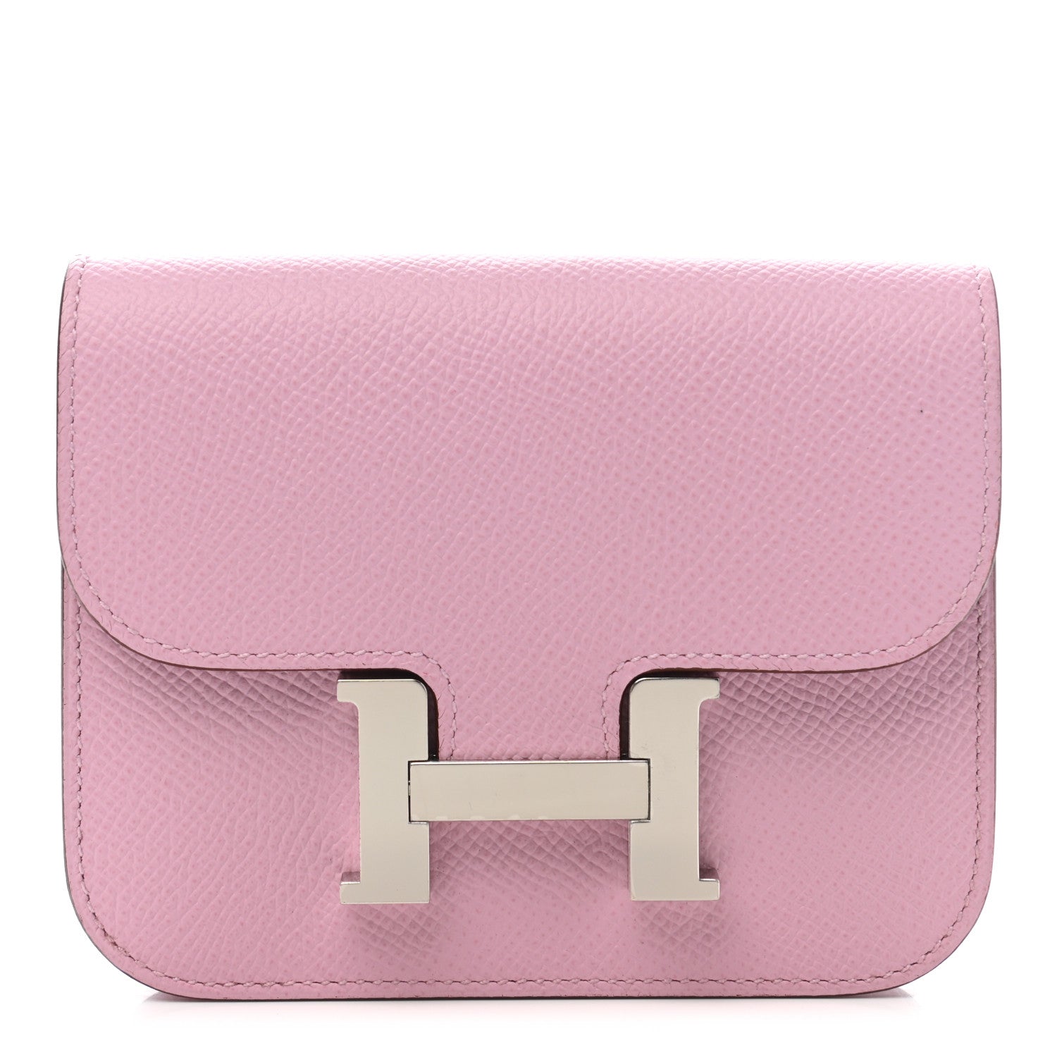 Hermes Epsom Constance Slim Wallet Mauve Sylvestre 1 of 10