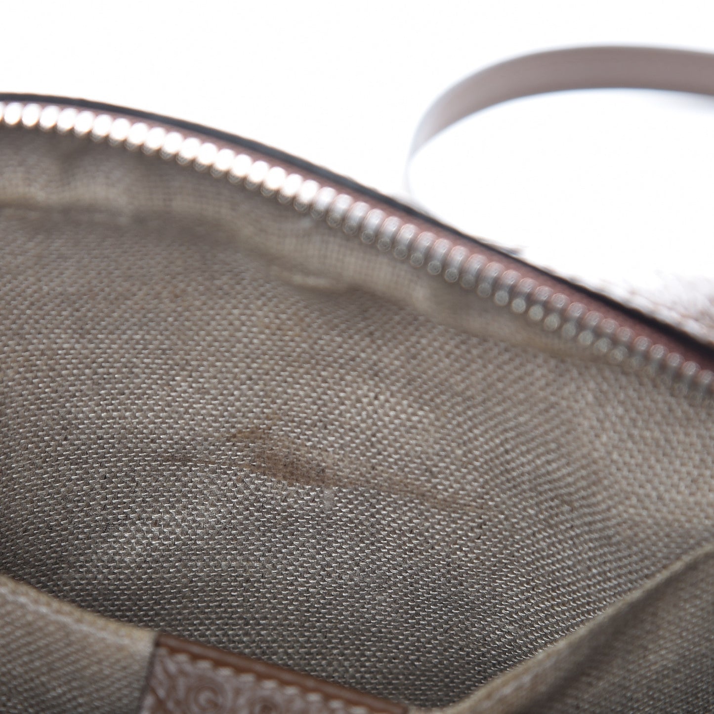Monogram Mini Bree Messenger Bag Beige Tabacco