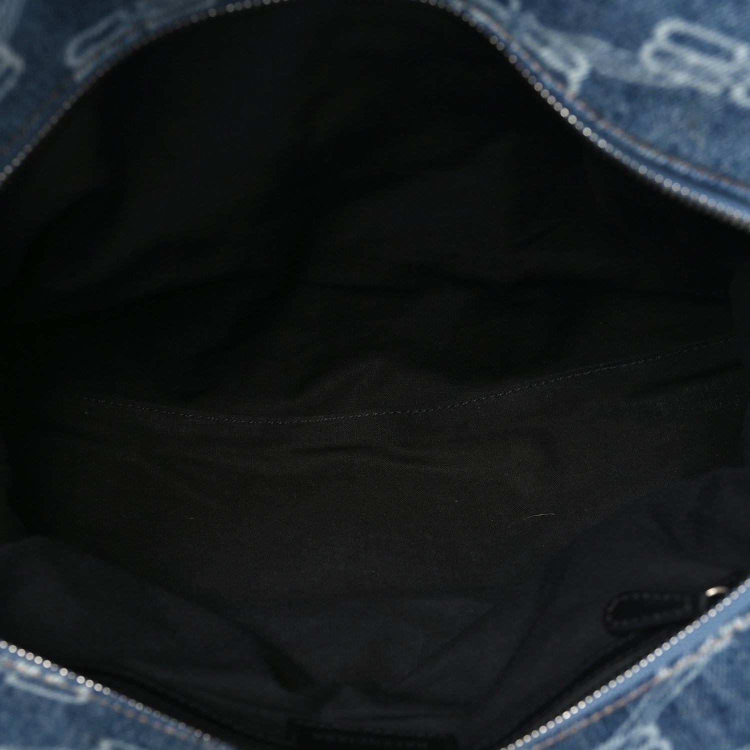 Balenciaga Denim BB Monogram Neo Cagole City Handbag Blue 6 of 10