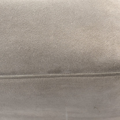 Prada Scamosciato Suede Medium Double Bag Tote Acciaio 13 of 13