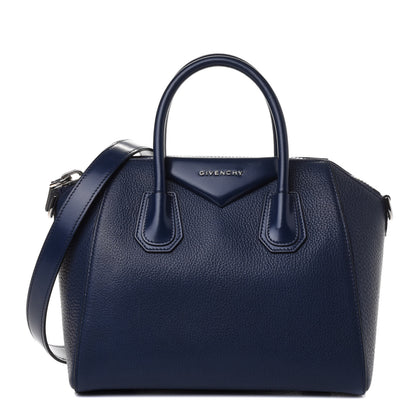 Givenchy Sugar Goatskin Small Antigona Navy 1 of 11