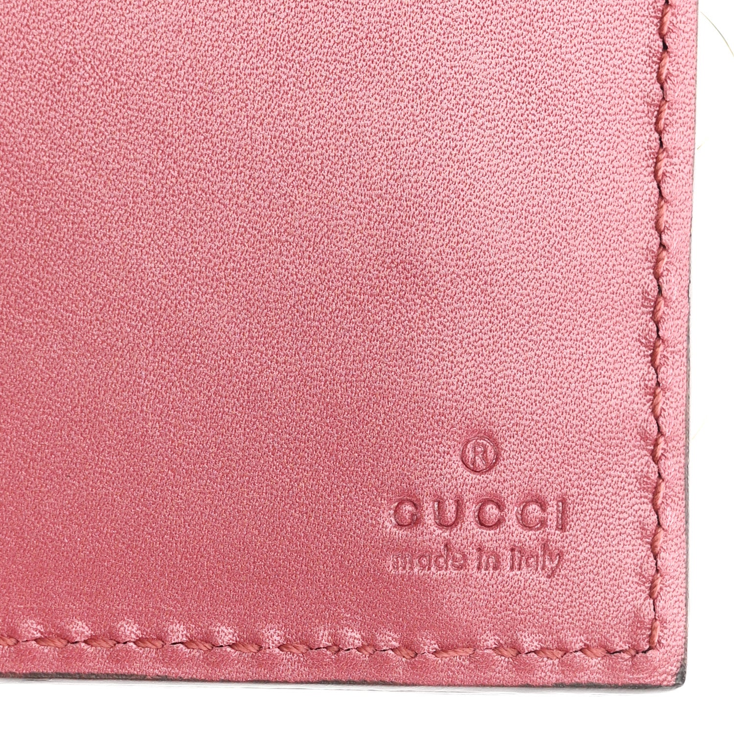 Gucci Metallic Patent Microguccissima Signature Chain Wallet Bronze 6 of 10