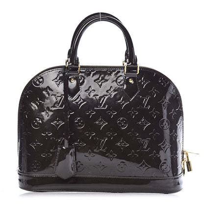 Louis Vuitton Vernis Alma PM Terre D'Ombre 1 of 10