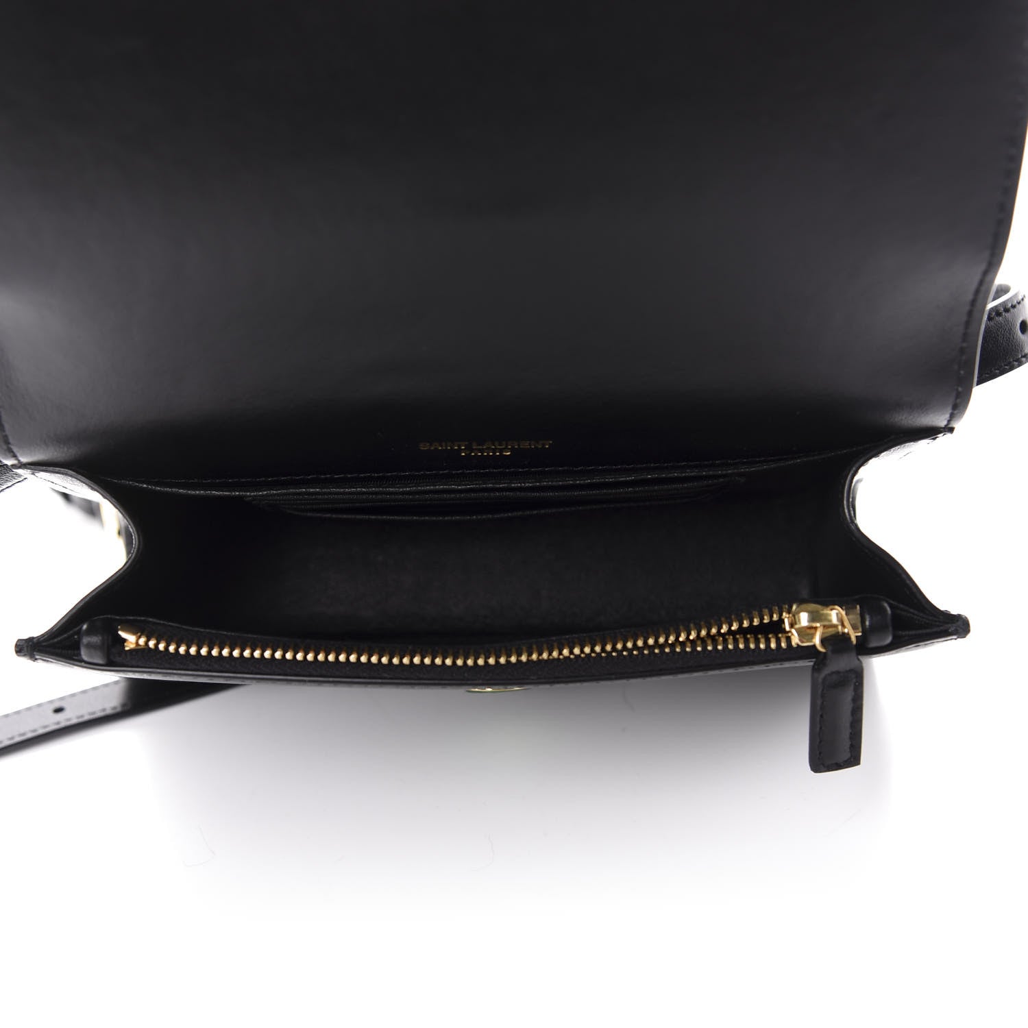 Saint Laurent Smooth Calfskin Monogram Kate Belt Bag Black 5 of 9
