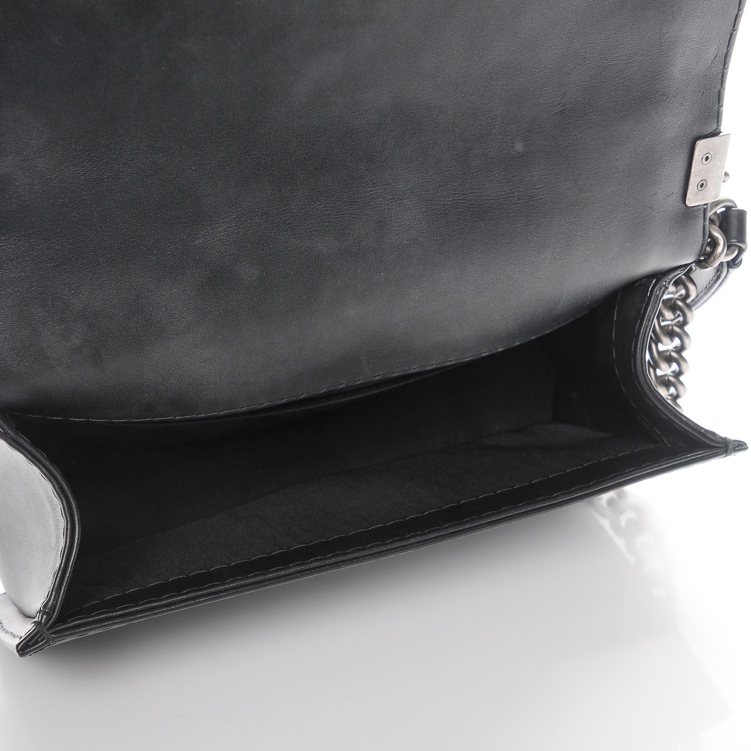 Chanel Lambskin Stitch Quilted Medium Boy Flap Black 5 of 7