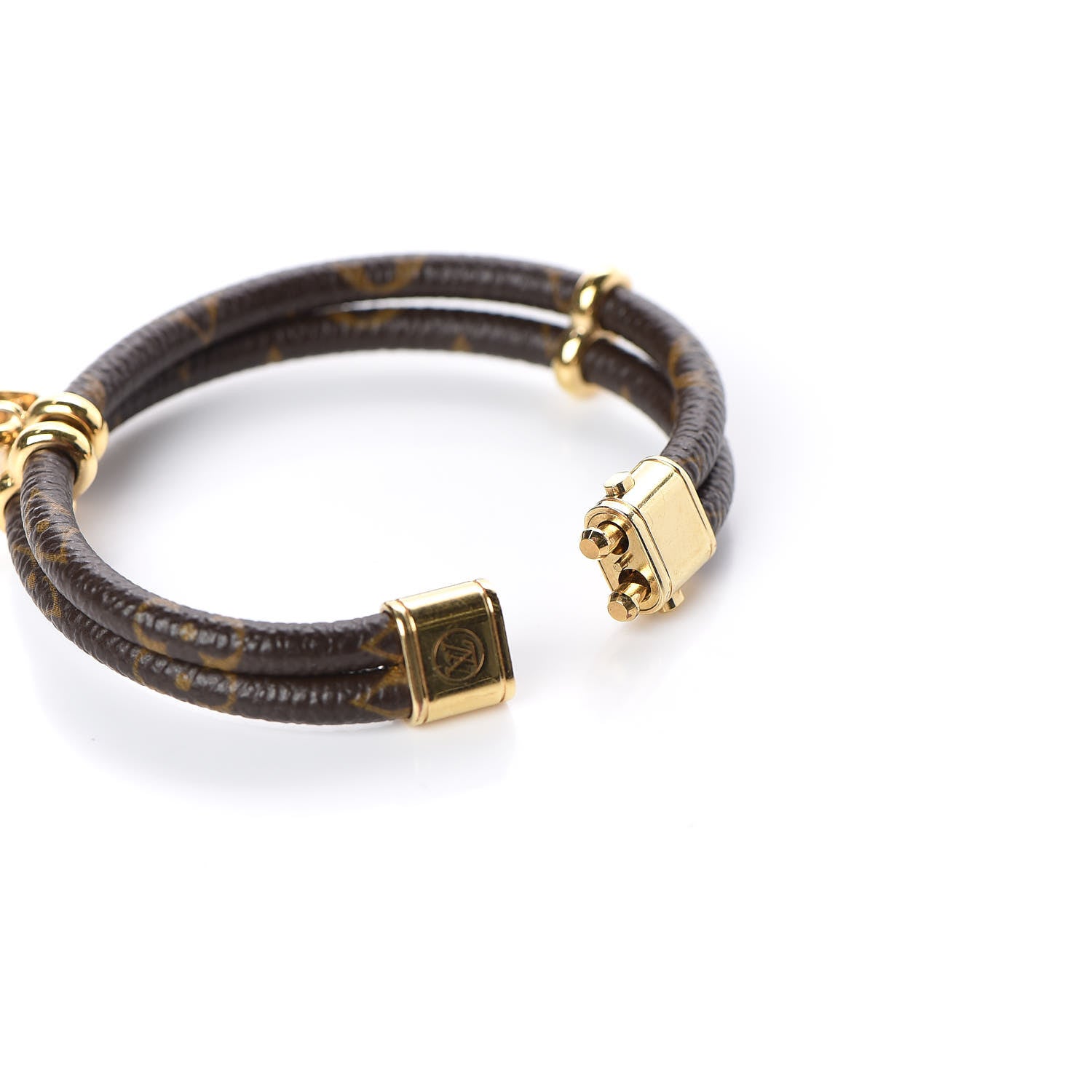 Louis Vuitton Monogram Keep It Twice Bracelet 17 4 of 6