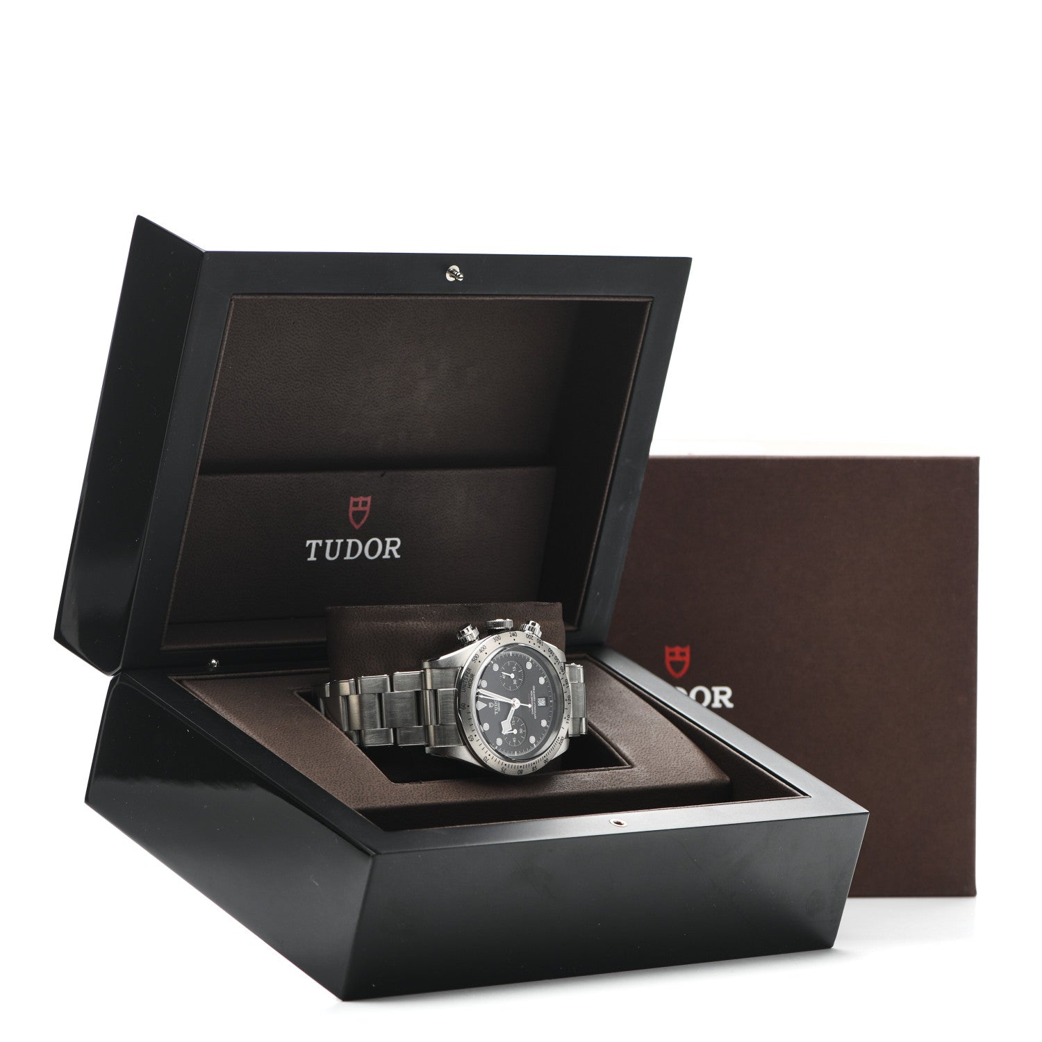 TUDOR Stainless Steel 41mm Black Bay Chronograph Automatic Watch Black 79350 5 of 5