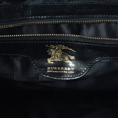 Burberry Calfskin Quilted XL Manor Tote Black 6 of 15