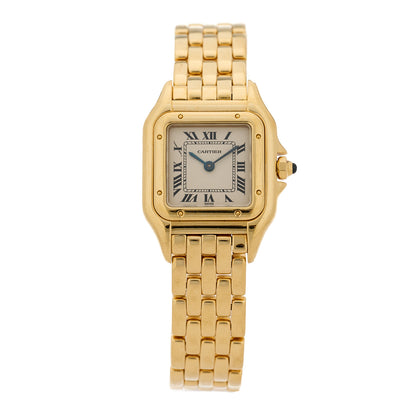 Cartier 18K Yellow Gold 22mm Panthere Quartz Watch 1 of 4