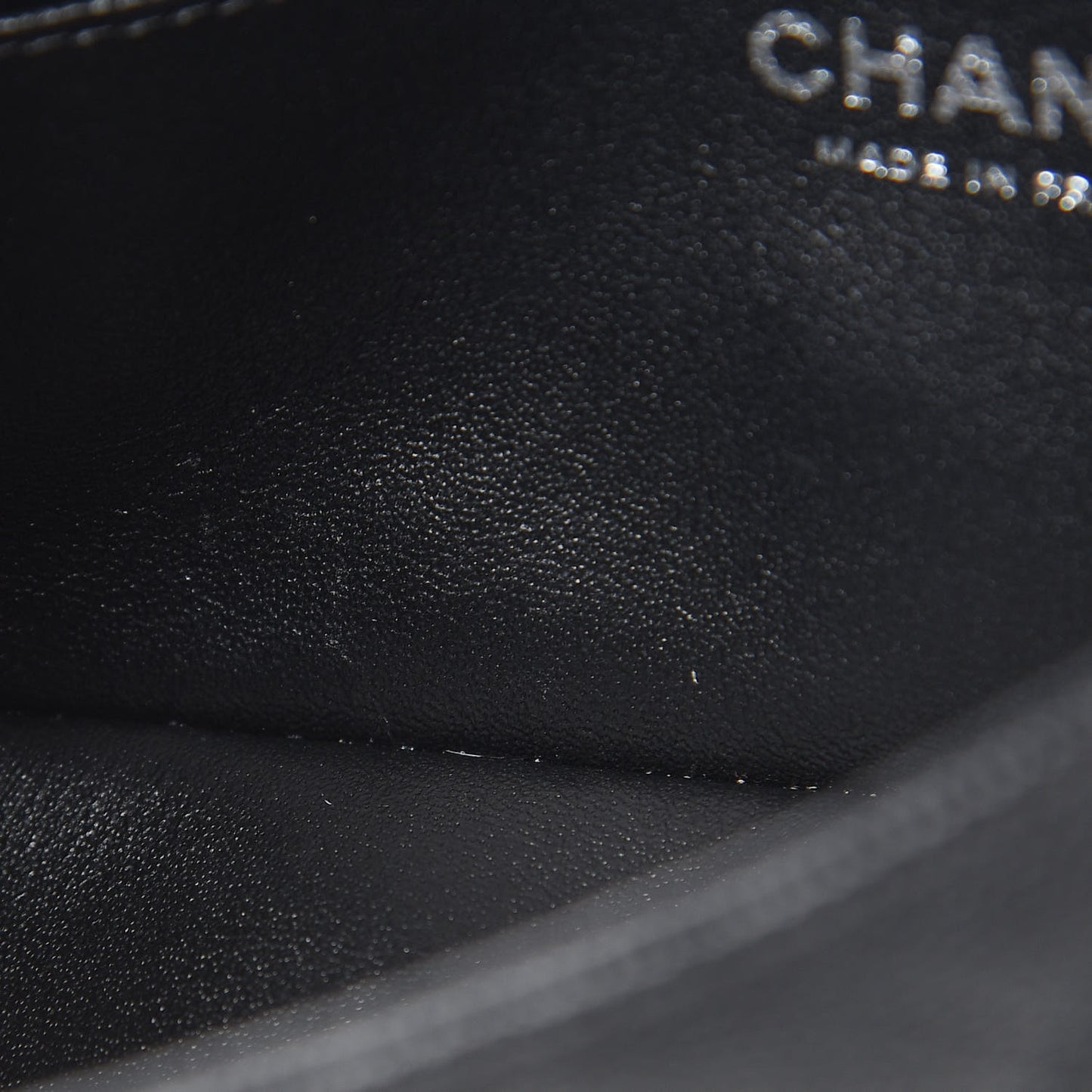 Caviar Quilted Mini Rectangular Flap Black