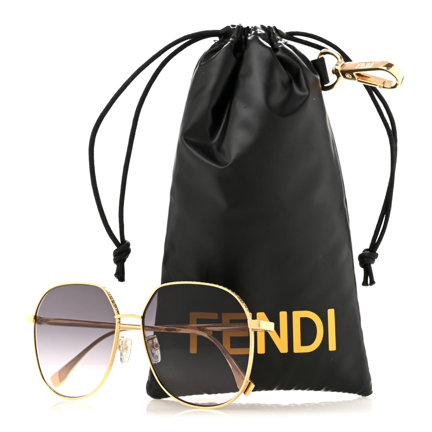 Metal Sunglasses FE40069U Light Gold