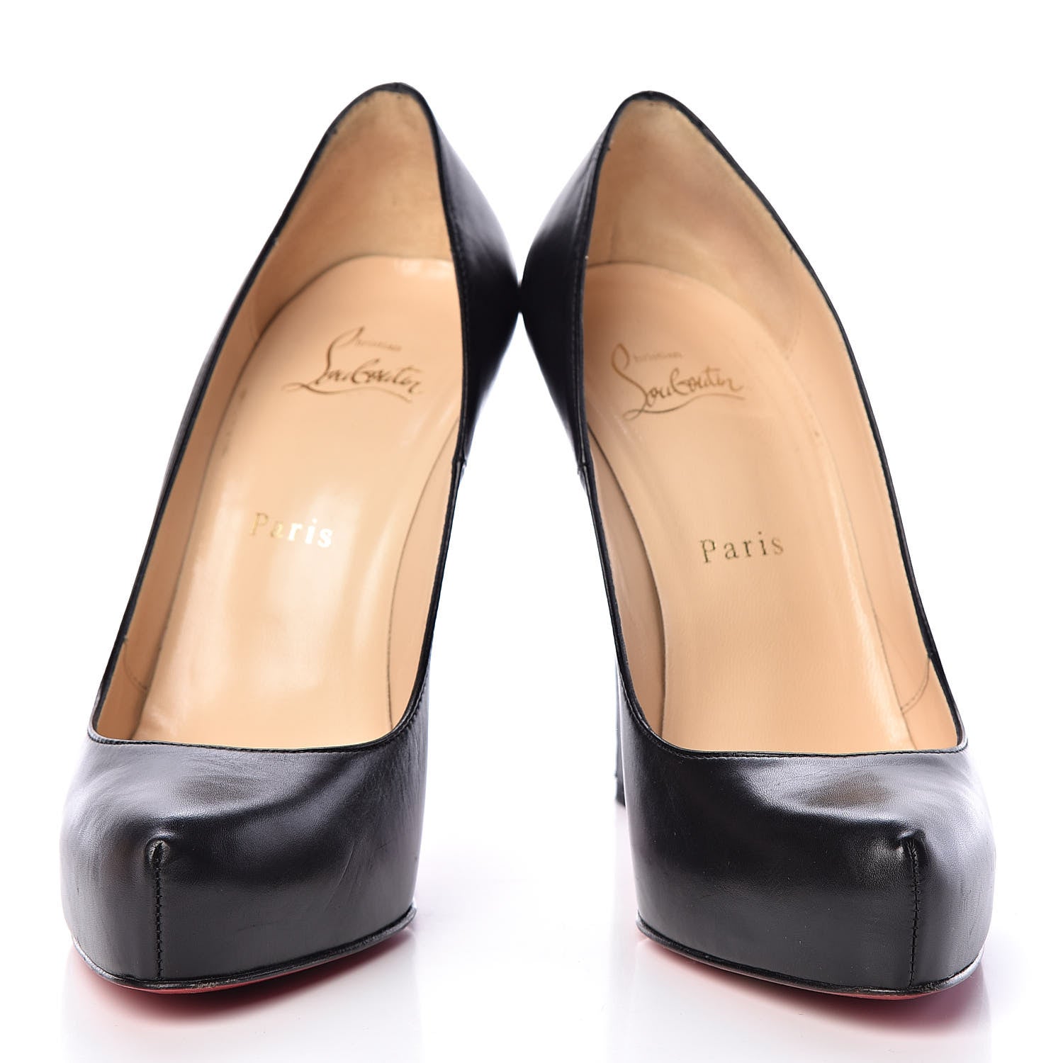 Christian Louboutin Calfskin Rolando Zip 120 Pumps 37.5 Black 5 of 17