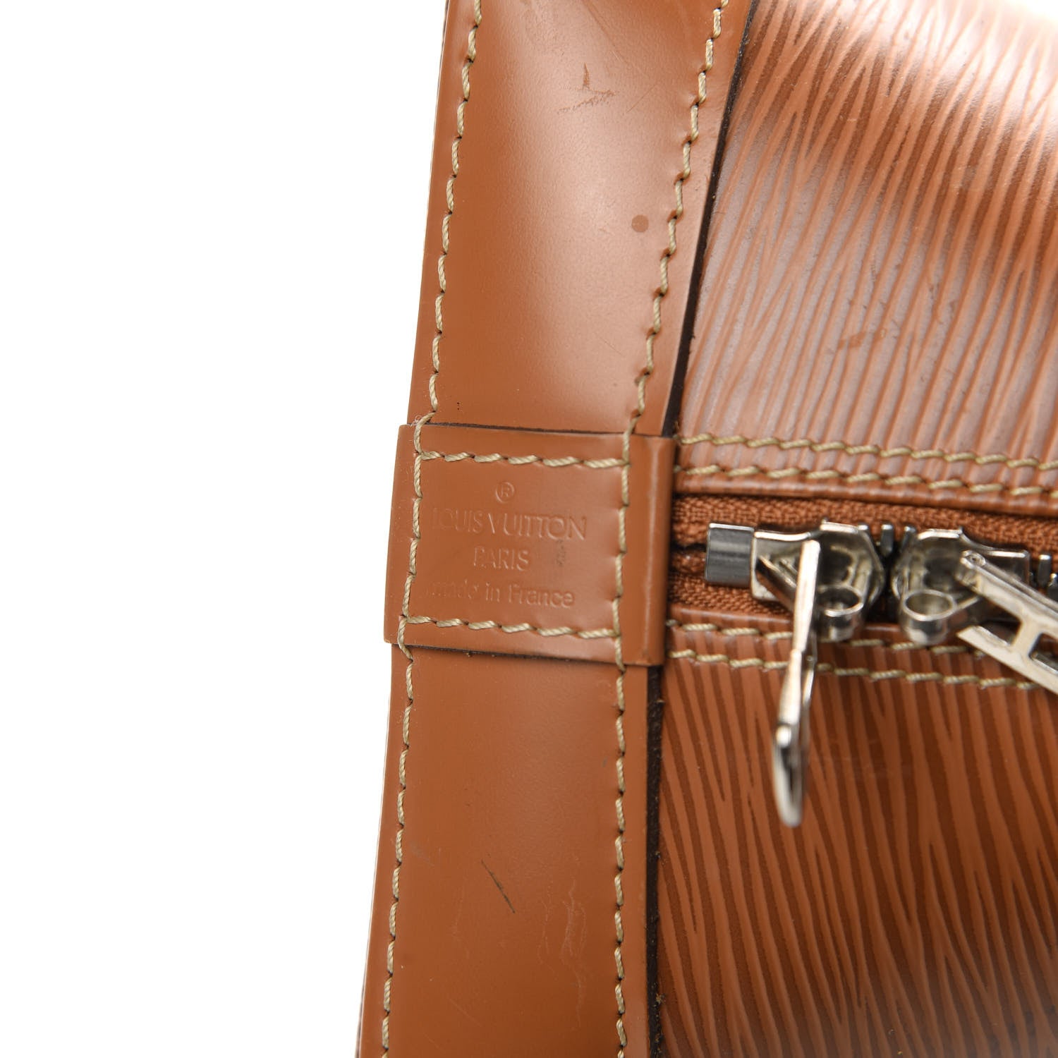 Louis Vuitton Epi Alma PM Cannelle 10 of 15