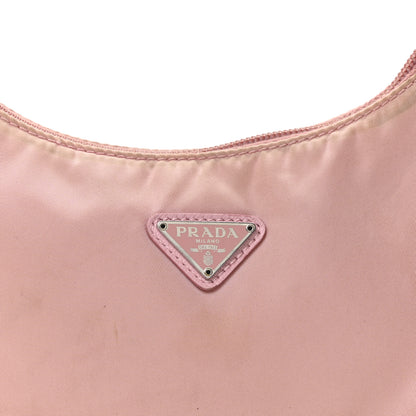 Prada Tessuto Nylon Saffiano Mini Re-Edition 2000 Bag Rosa 8 of 10