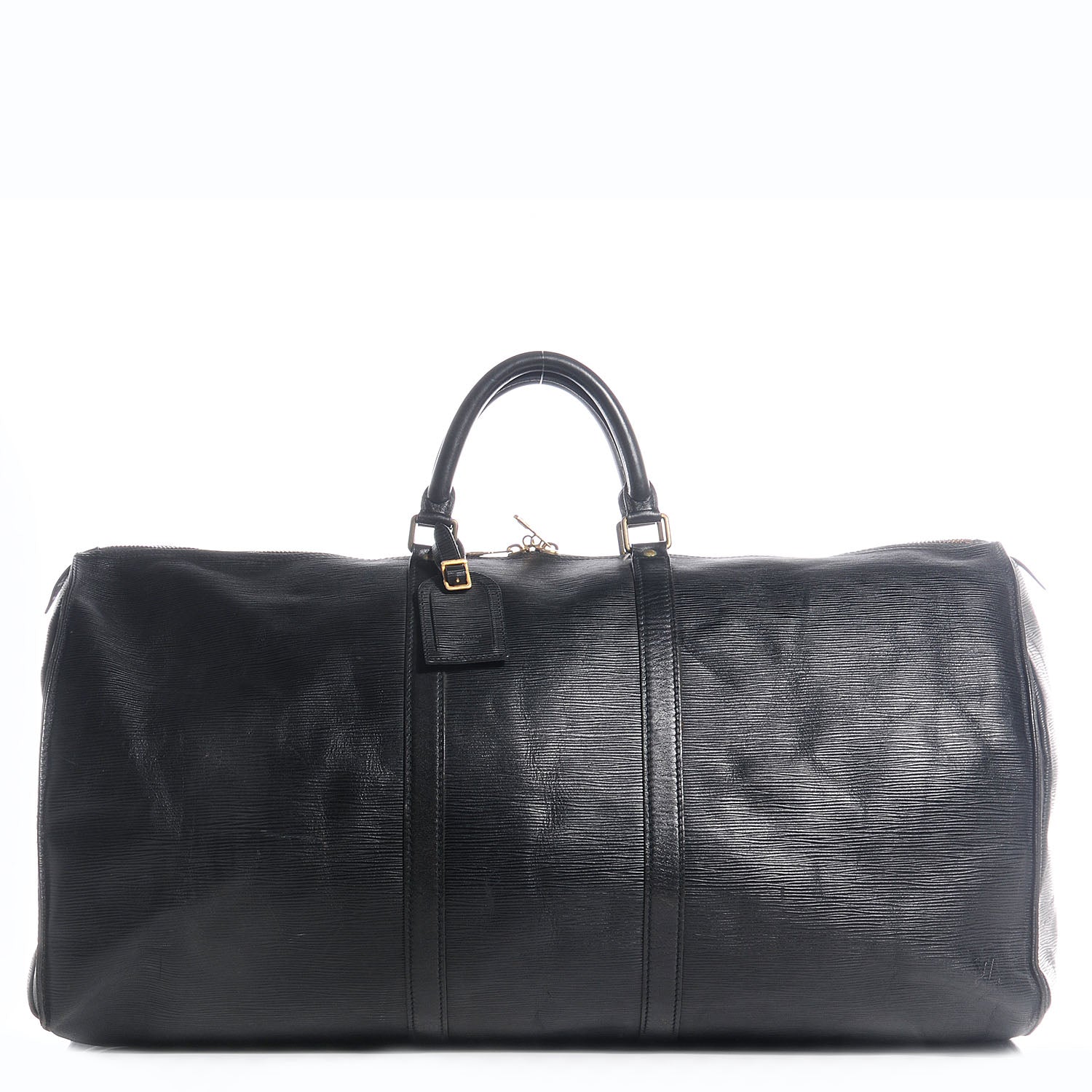 Louis Vuitton Epi Keepall 60 Black 1 of 7