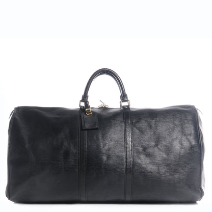 Louis Vuitton Epi Keepall 60 Black 1 of 7