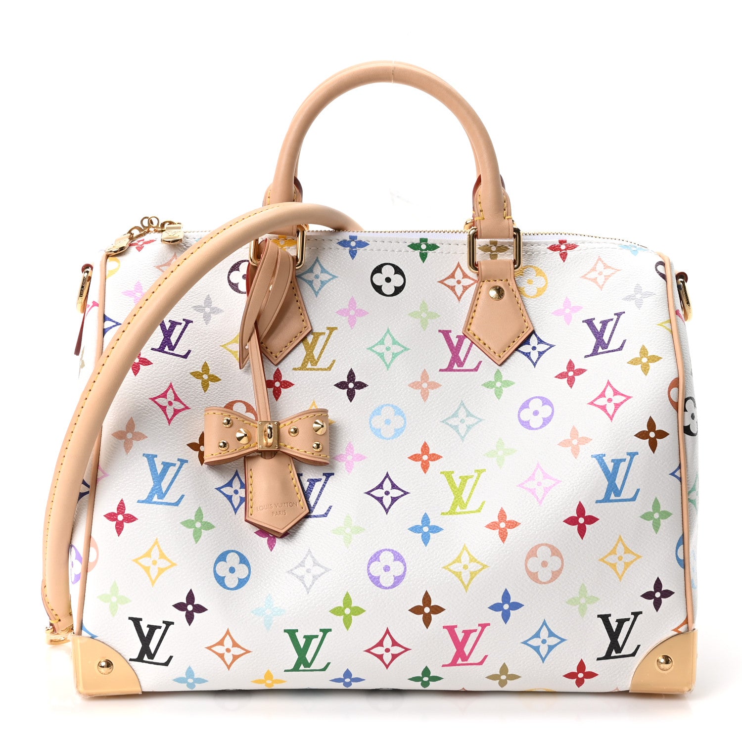 Louis Vuitton LV X TM Monogram Multicolor Speedy Soft 30 White 1 of 10