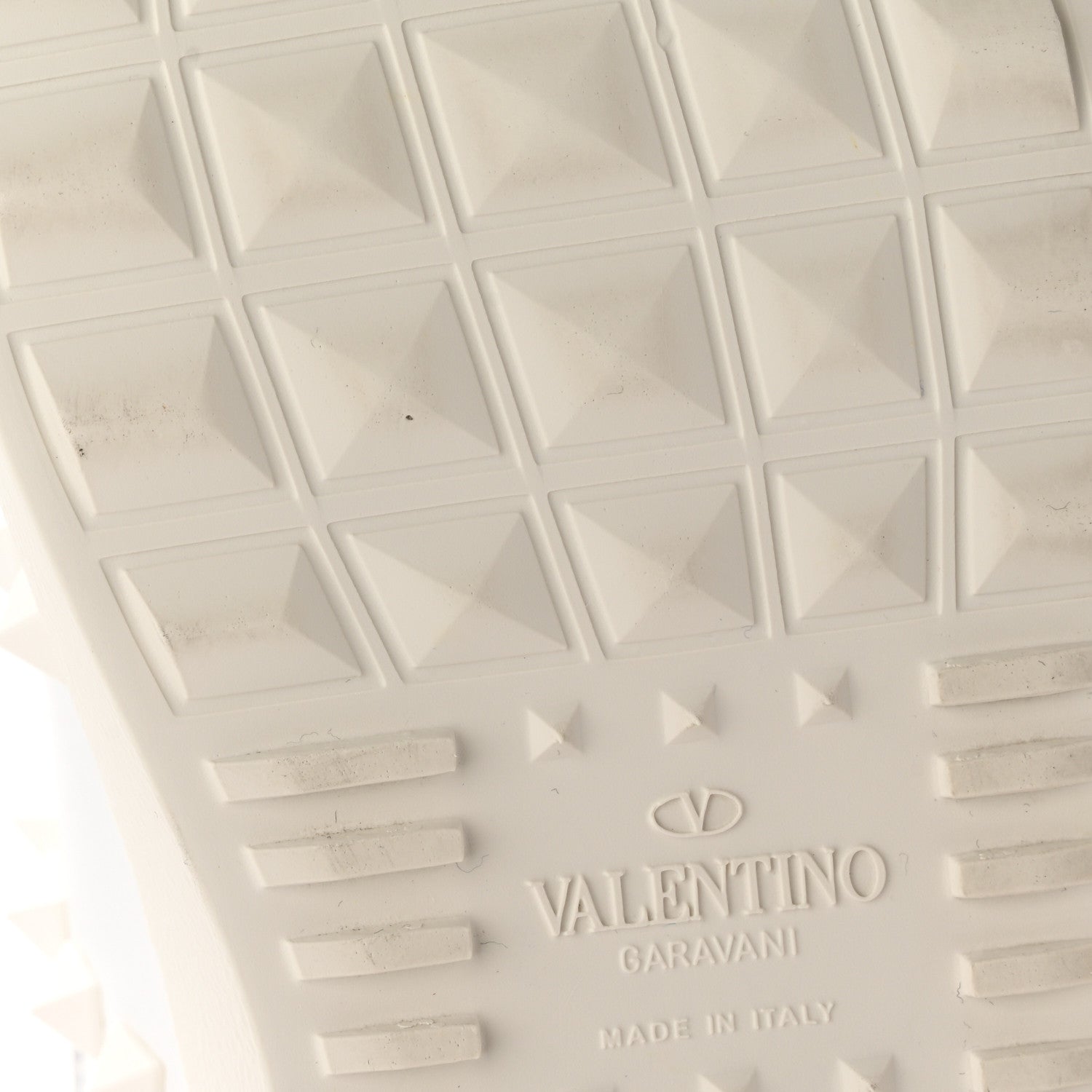 Valentino Garavani Calfskin Rockstud Untitled Open Sneakers 37 White 14 of 15