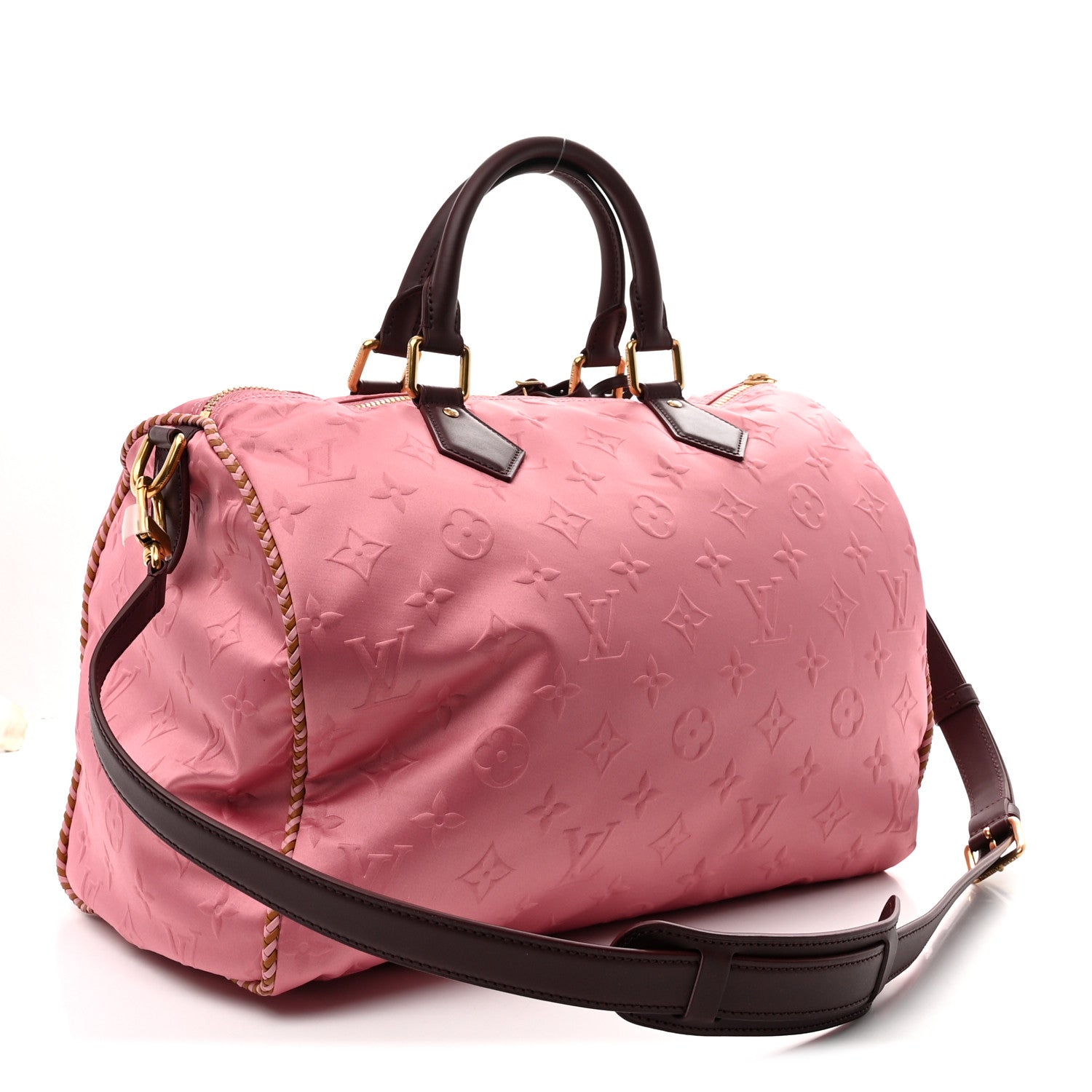Louis Vuitton Satin Monogram Paris Tokyo Embroidered Speedy P9