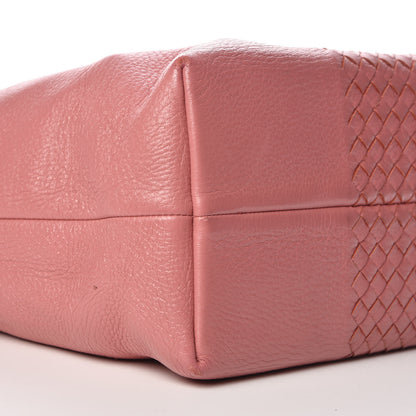 Bottega Veneta Cervo Deerskin Intrecciato Braided Hobo Rose Pink 9 of 14