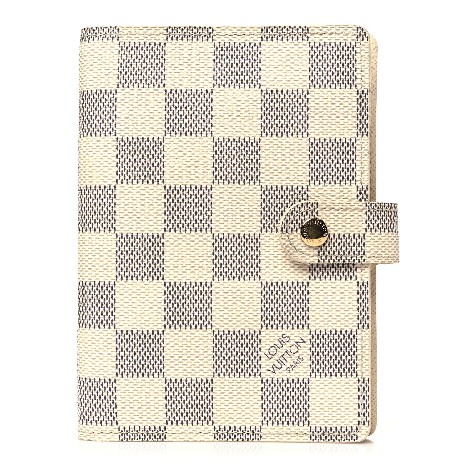 Louis Vuitton Damier Azur Small Ring Agenda Cover 1 of 6