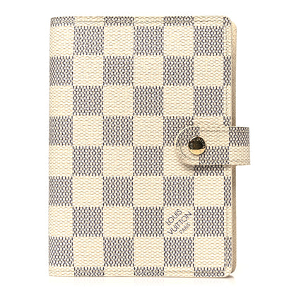 Louis Vuitton Damier Azur Small Ring Agenda Cover 1 of 6