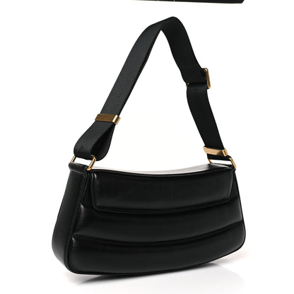 Stella McCartney Eco Alter Nappa Padded S Wave Shoulder Bag Black 3 of 9