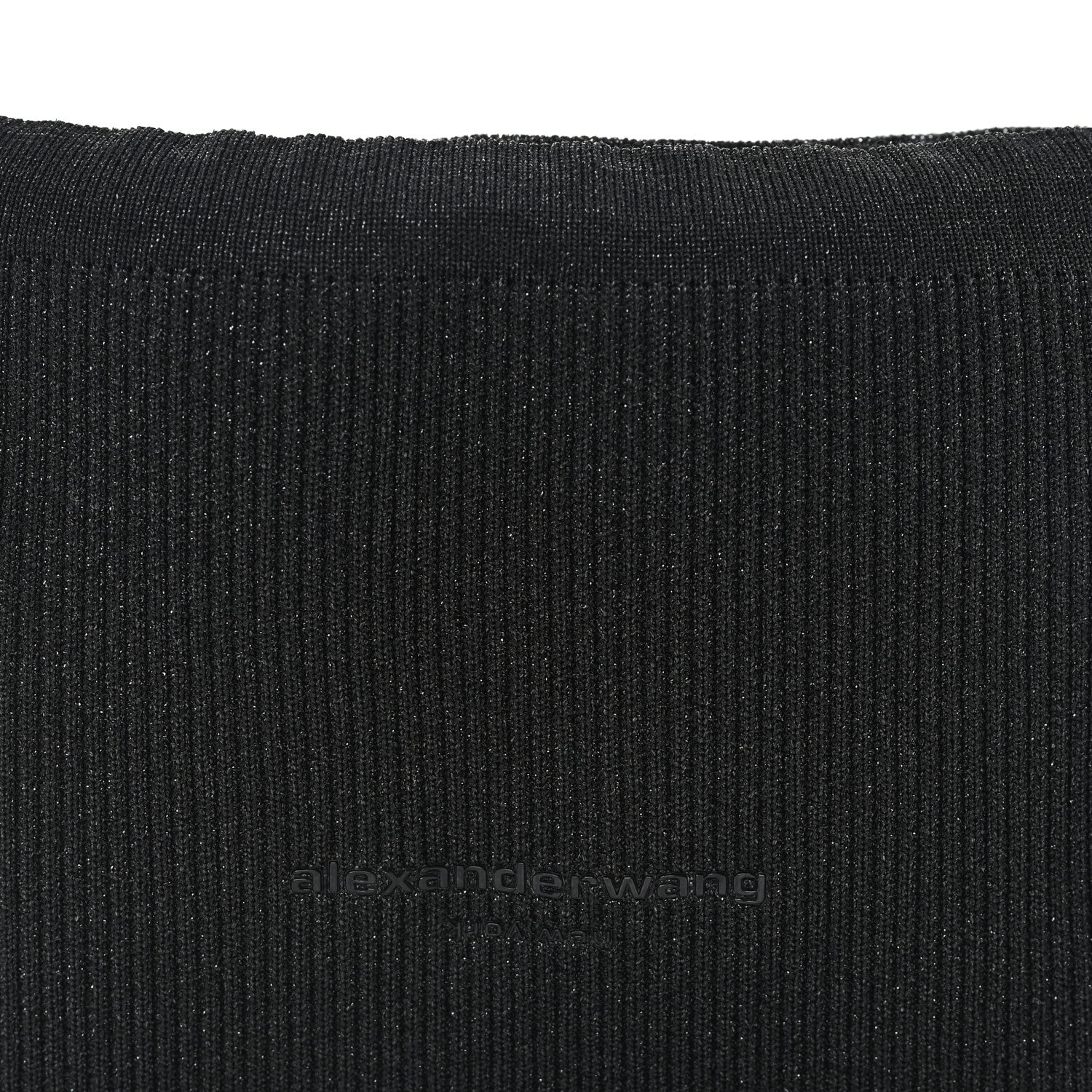 Alexander Wang Ribbed Knit Small Ryan Bag Black 7 of 9