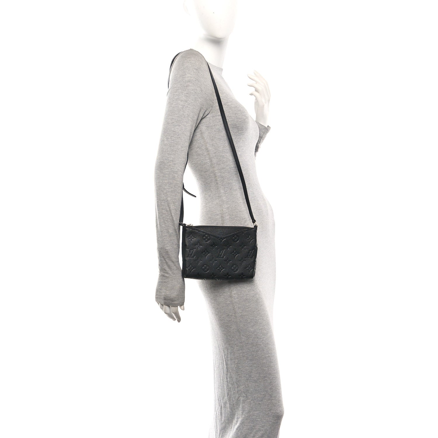 Louis Vuitton Empreinte Pallas Crossbody Black 2 of 10
