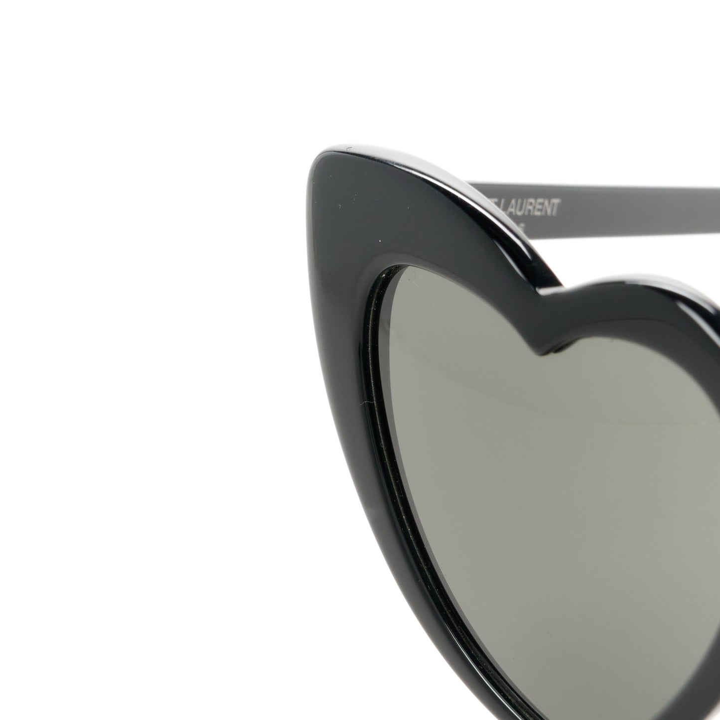Acetate Heart Frame Loulou SL181 Sunglasses Black