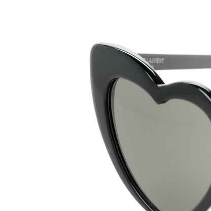 Saint Laurent Acetate Heart Frame Loulou SL181 Sunglasses Black 8 of 9
