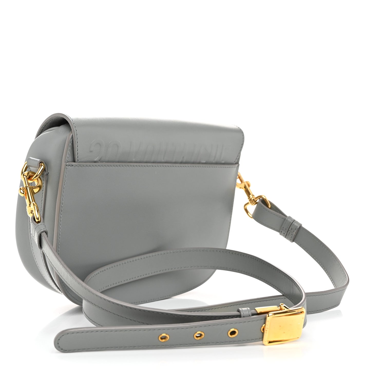 Box Calfskin Medium Bobby Flap Gray