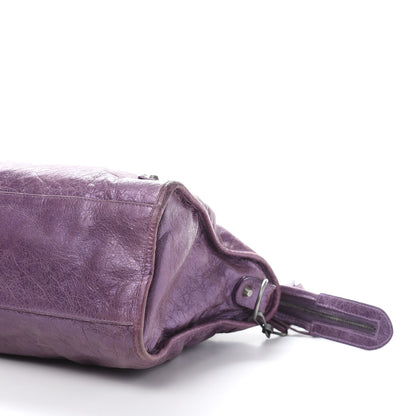 Balenciaga Agneau Classic Hardware City Metallic Purple 11 of 16
