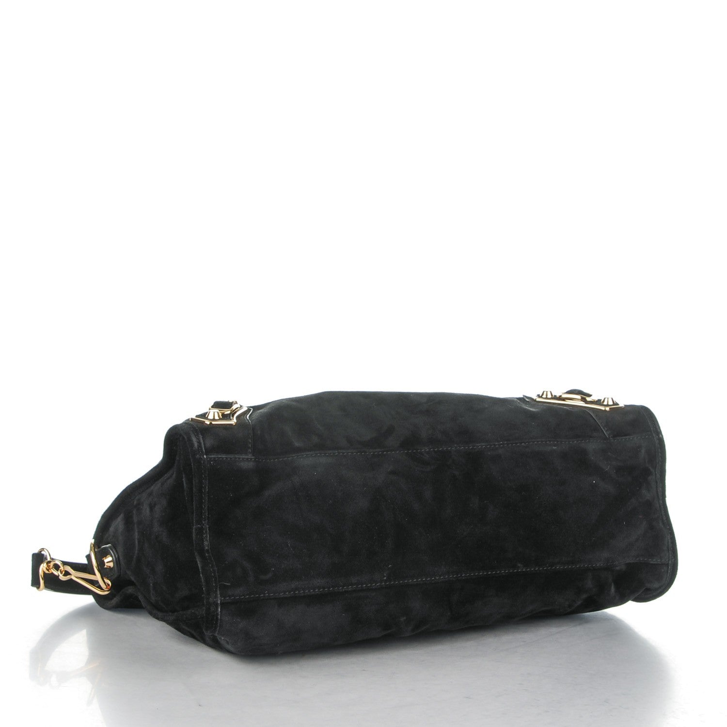 Balenciaga Baby Daim Gold Metallic Edge Hardware City Black 4 of 8