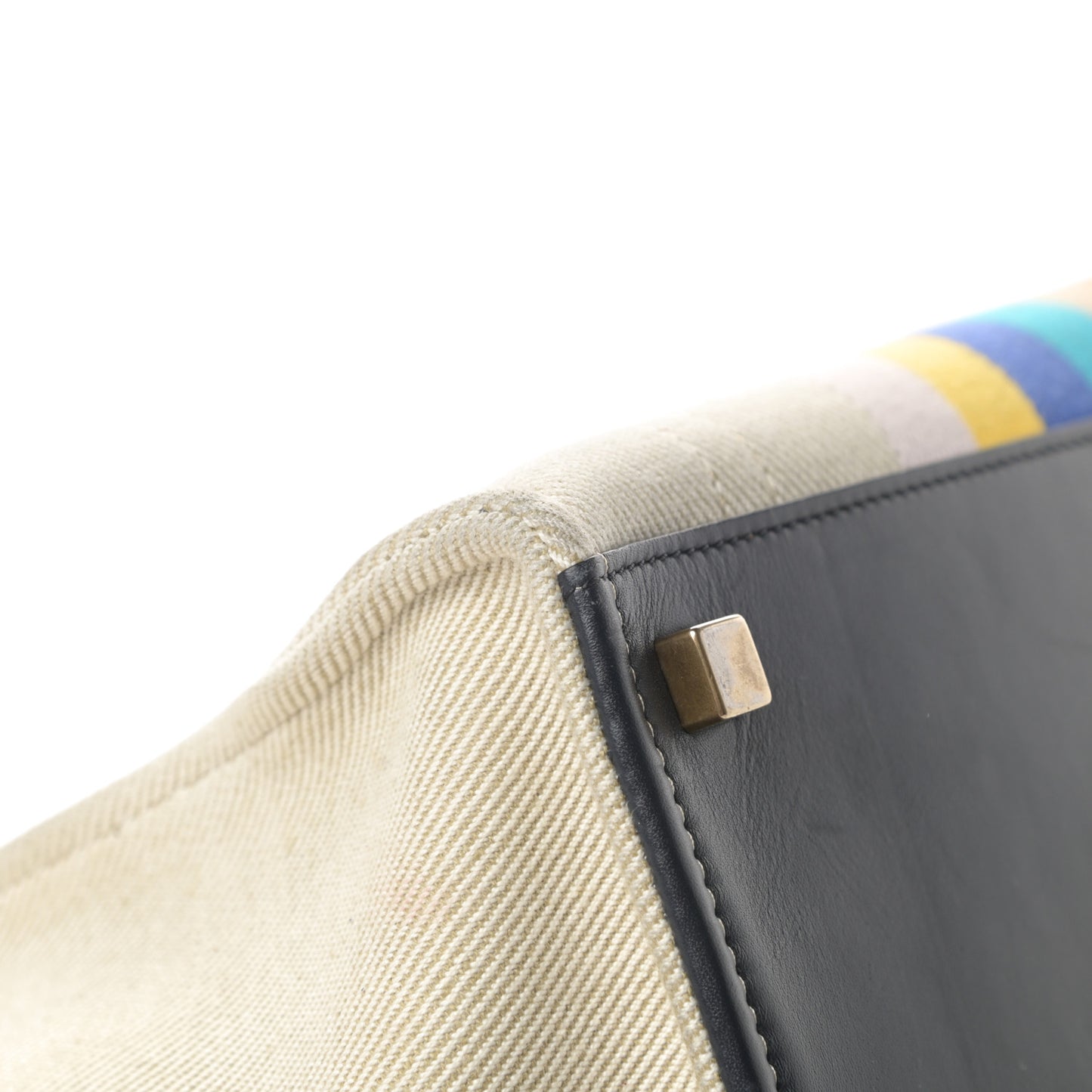 Cotton Canvas Medium Phantom Luggage Multicolor